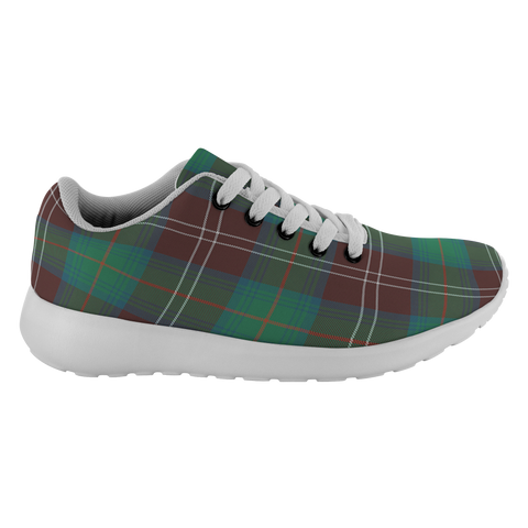 Image of ScottishShop Tartan Sneakers Chisholm Hunting Ancient Scotland Tartan Running Shoes - shirtskishirt