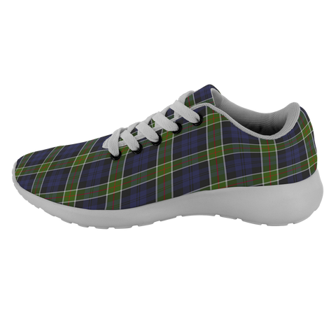 Image of ScottishShop Tartan Sneakers Colquhoun Scotland Tartan Running Shoes - shirtskishirt