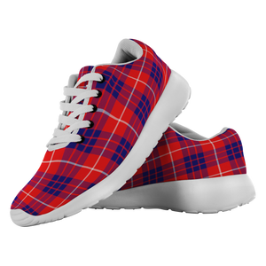 Tartan Sneakers - Hamilton Modern Scotland | Unisex Tartan Running Shoes | Sneakers Men & Women Tartan Shoes