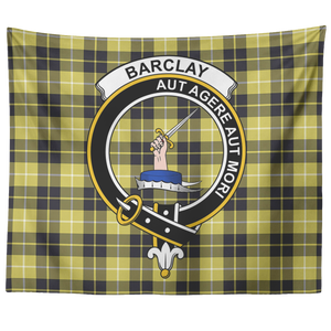 Wall Tapestry Barclay Tartan Clan Badge Scottish - shirtskishirt