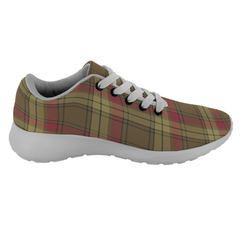 Image of Tartan Sneakers - MacMillan Old Weathered Scotland | Unisex Tartan Running Shoes | Sneakers Men & Women Tartan Shoes