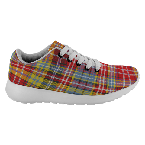 Image of Tartan Sneakers - Ogilvie Of Airlie Ancient Scotland | Unisex Tartan Running Shoes | Sneakers Men & Women Tartan Shoes