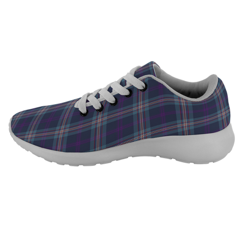 Image of Tartan Sneakers - Navy Royal Scotland | Unisex Tartan Running Shoes | Sneakers Men & Women Tartan Shoes