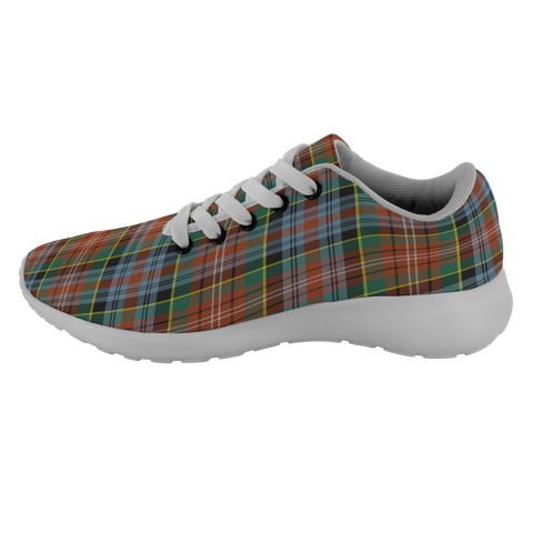 Image of ScottishShop Tartan Sneakers Caledonia Ancient Scotland Running Shoes - shirtskishirt