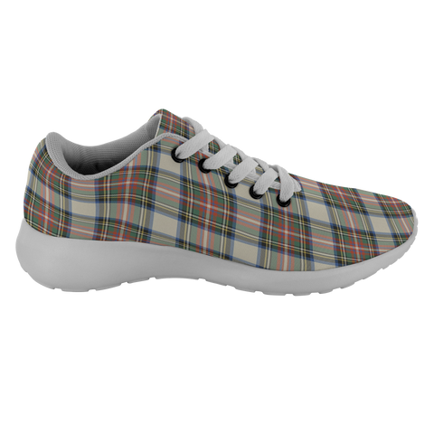 Image of Tartan Sneakers - Stewart Dress Ancient Scotland | Unisex Tartan Running Shoes | Sneakers Men & Women Tartan Shoes