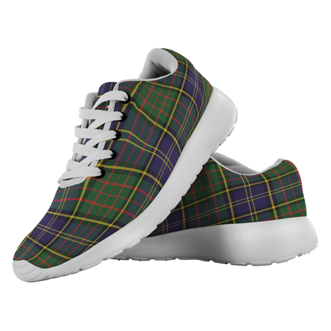 Image of Tartan Sneakers - MacMillan Hunting Modern Scotland | Unisex Tartan Running Shoes | Sneakers Men & Women Tartan Shoes