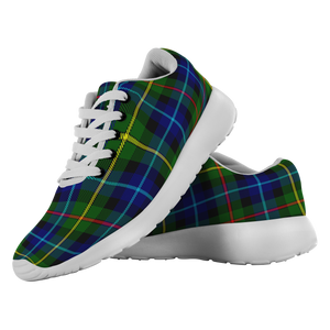 Tartan Sneakers - Smith Modern Scotland | Unisex Tartan Running Shoes | Sneakers Men & Women Tartan Shoes