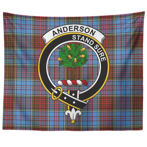 Wall Tapestry Anderson Modern Tartan Clan Badge Scottish - shirtskishirt