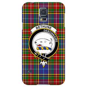 Bethune Scottish Clan Tartan Phone Case - shirtskishirt