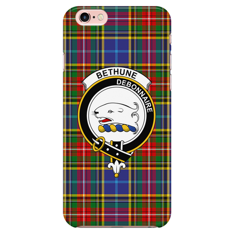 Image of Bethune Scottish Clan Tartan Phone Case - shirtskishirt