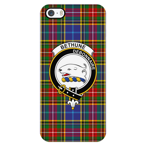 Image of Bethune Scottish Clan Tartan Phone Case - shirtskishirt