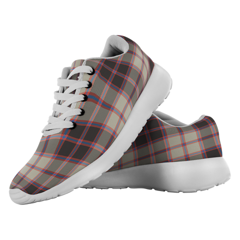 Image of Tartan Sneakers - MacPherson Hunting Ancient Scotland | Unisex Tartan Running Shoes | Sneakers Men & Women Tartan Shoes