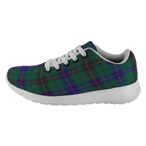 Image of ScottishShop Tartan Sneakers Davidson Modern Scotland Tartan Running Shoes - shirtskishirt