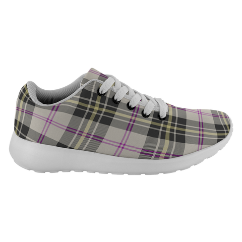 Image of Tartan Sneakers - MacPherson Dress Ancient Scotland | Unisex Tartan Running Shoes | Sneakers Men & Women Tartan Shoes