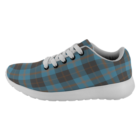 Image of ScottishShop Tartan Sneakers Angus Ancient Scotland Running Shoes - shirtskishirt