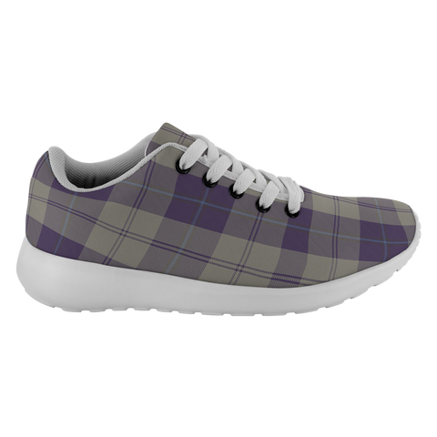 Image of ScottishShop Tartan Sneakers Cunningham Dress Blue Dancers Scotland Tartan Running Shoes - shirtskishirt