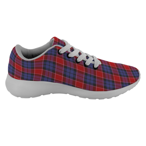 Image of Tartan Sneakers - Graham Of Menteith Red Scotland | Unisex Tartan Running Shoes | Sneakers Men & Women Tartan Shoes