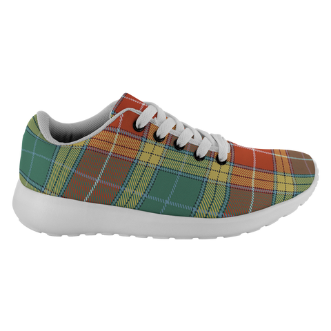 Image of ScottishShop Tartan Sneakers Buchanan Old Sett Scotland Running Shoes - shirtskishirt