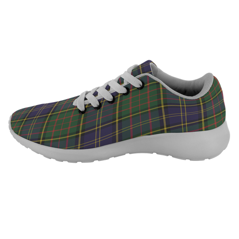 Image of Tartan Sneakers - MacMillan Hunting Modern Scotland | Unisex Tartan Running Shoes | Sneakers Men & Women Tartan Shoes