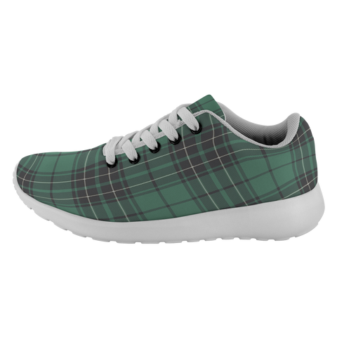 Image of Tartan Sneakers - MacLean Hunting Ancient Scotland | Unisex Tartan Running Shoes | Sneakers Men & Women Tartan Shoes