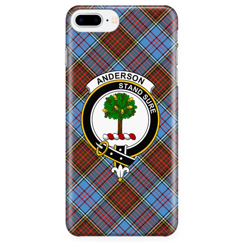 Image of Anderson Modern Scottish Clan Tartan Phone Case - shirtskishirt