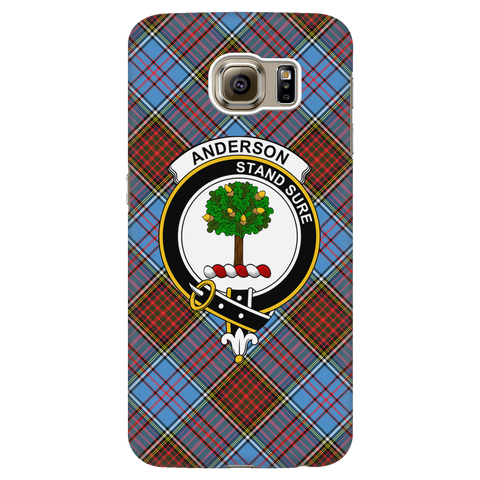 Image of Anderson Modern Scottish Clan Tartan Phone Case - shirtskishirt