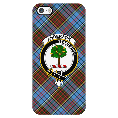 Image of Anderson Modern Scottish Clan Tartan Phone Case - shirtskishirt