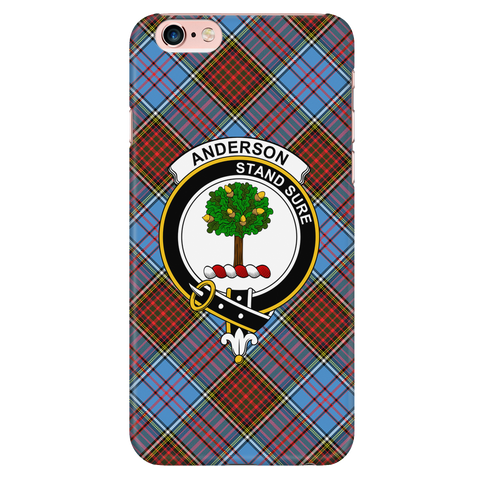 Image of Anderson Modern Scottish Clan Tartan Phone Case - shirtskishirt