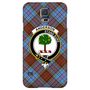 Anderson Modern Scottish Clan Tartan Phone Case - shirtskishirt