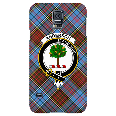 Image of Anderson Modern Scottish Clan Tartan Phone Case - shirtskishirt