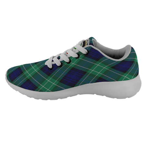 Image of ScottishShop Tartan Sneakers Abercrombie Scotland Running Shoes - shirtskishirt