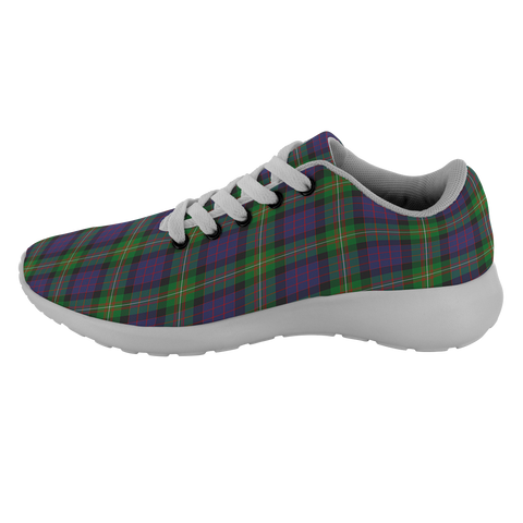 Image of Tartan Sneakers - MacDonell Of Glengarry Scotland | Unisex Tartan Running Shoes | Sneakers Men & Women Tartan Shoes