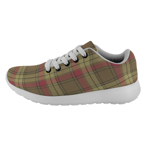 Image of Tartan Sneakers - MacMillan Old Weathered Scotland | Unisex Tartan Running Shoes | Sneakers Men & Women Tartan Shoes