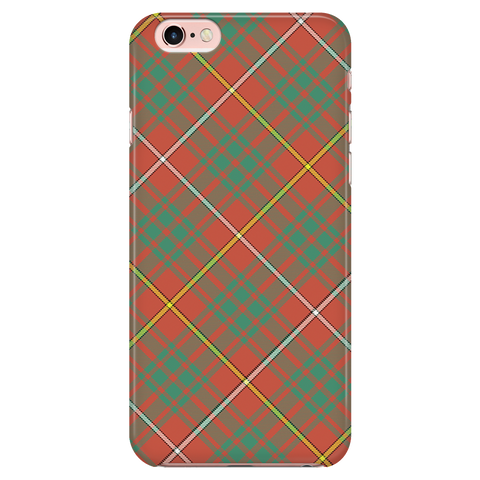 Image of Bruce Ancient Scottish Plaid Tartan Phone Case - shirtskishirt