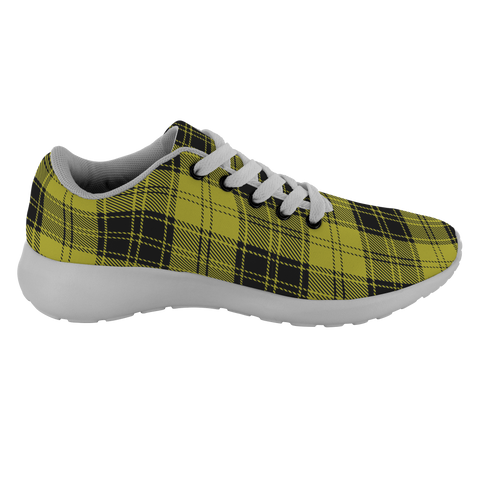 Image of Tartan Sneakers - MacLachlan Yellow Scotland | Unisex Tartan Running Shoes | Sneakers Men & Women Tartan Shoes