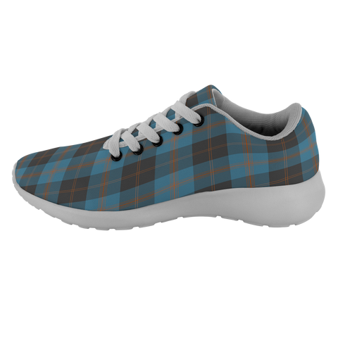 Image of ScottishShop Tartan Sneakers Angus Ancient Scotland Running Shoes - shirtskishirt