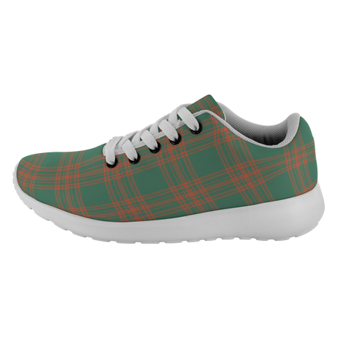 Image of Tartan Sneakers - Menzies Green Ancient Scotland | Unisex Tartan Running Shoes | Sneakers Men & Women Tartan Shoes