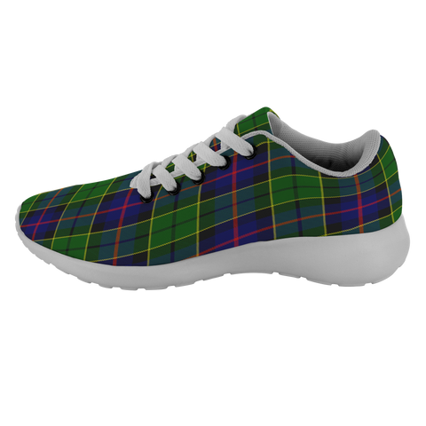 Image of ScottishShop Tartan Sneakers Forsyth Modern Scotland Tartan Running Shoes - shirtskishirt