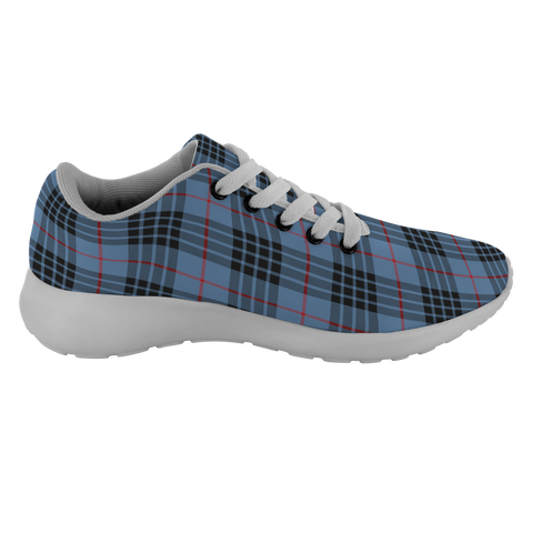 Image of Tartan Sneakers - MacKie Blue Scotland | Unisex Tartan Running Shoes | Sneakers Men & Women Tartan Shoes