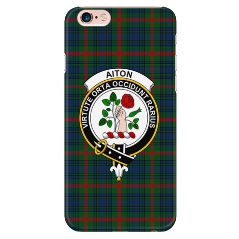 Image of Aiton Scottish Clan Tartan Phone Case - shirtskishirt