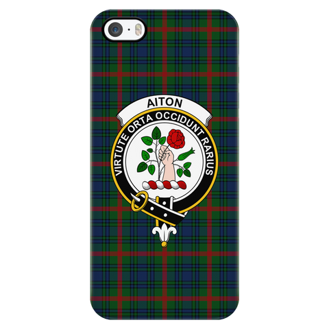 Image of Aiton Scottish Clan Tartan Phone Case - shirtskishirt