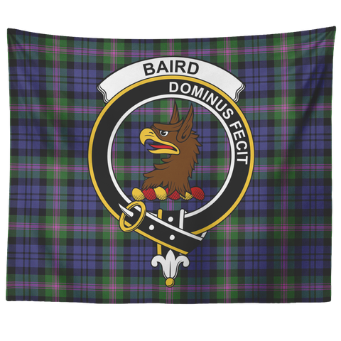 Image of Wall Tapestry Baird Modern Tartan Clan Badge Scottish - shirtskishirt