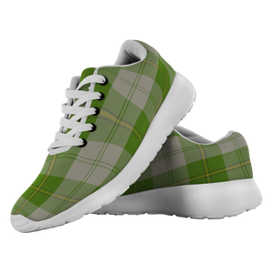 ScottishShop Tartan Sneakers Cunningham Dress Green Dancers Scotland Tartan Running Shoes - shirtskishirt